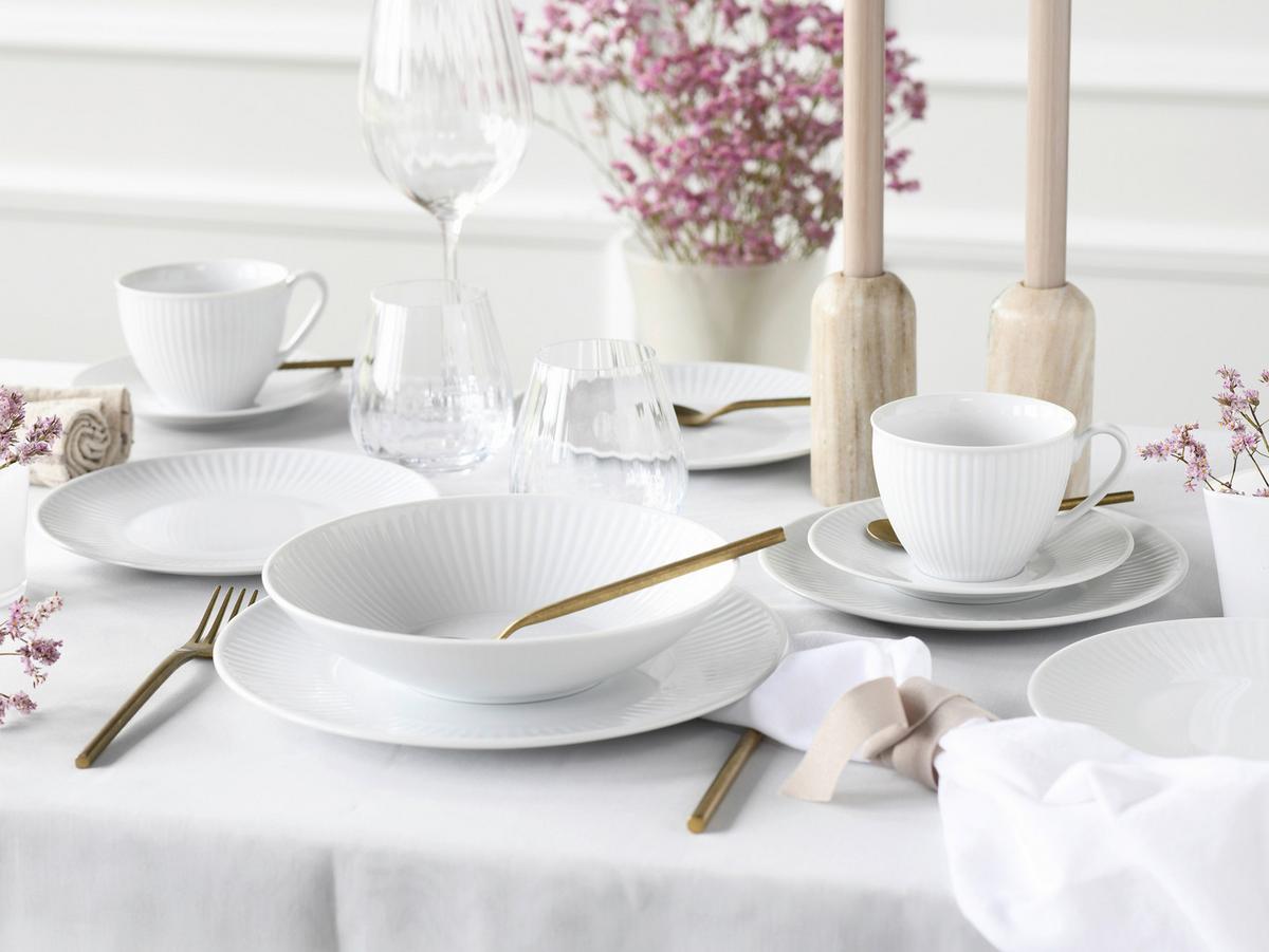 Kombinirani Servis Valencia, 30-Delni - bela, Design, keramika - Creatable