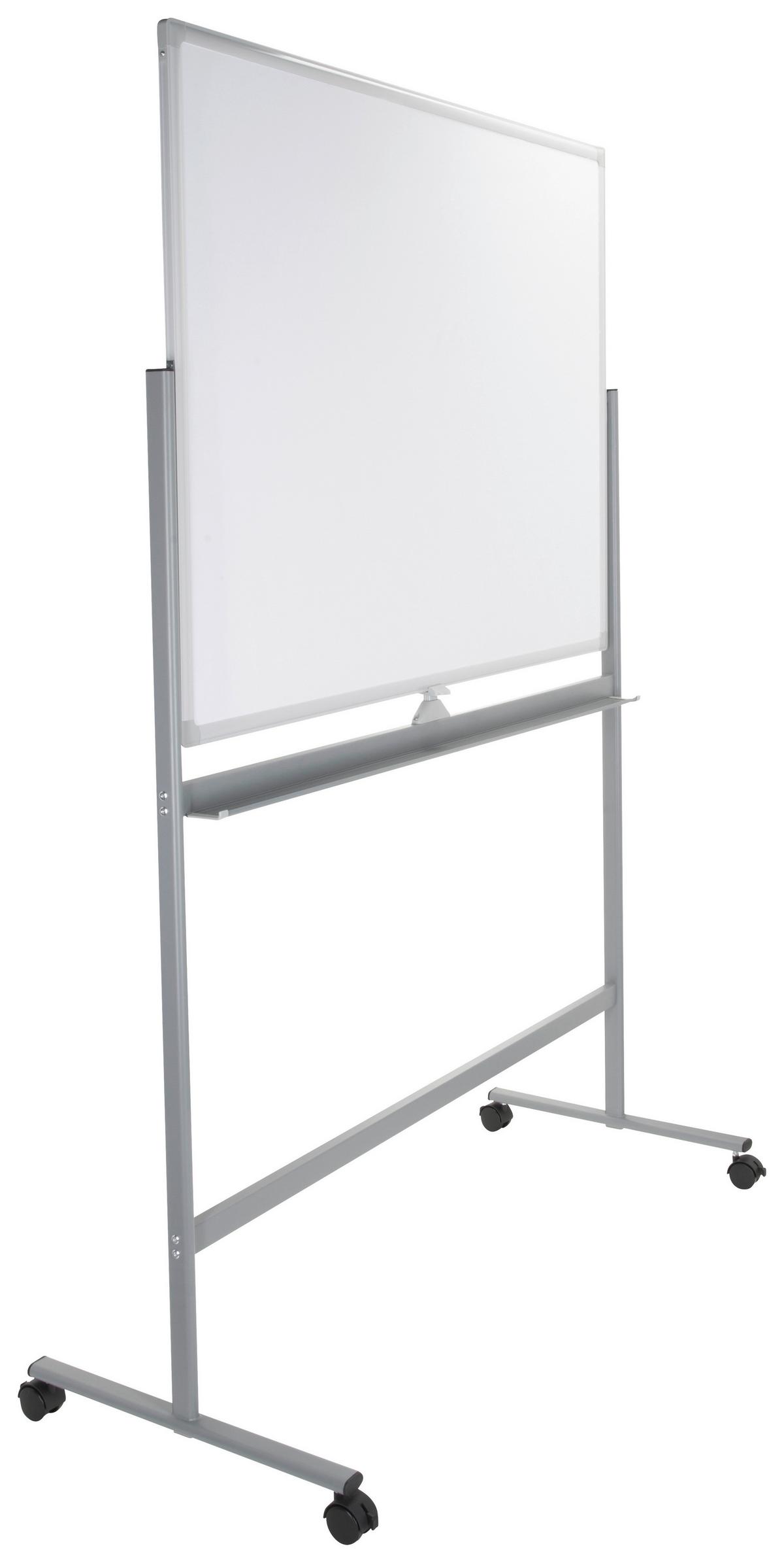 Bela Tabla Multiboard I - srebrne barve/bela, Basics, kovina (128/187/54cm) - MID.YOU