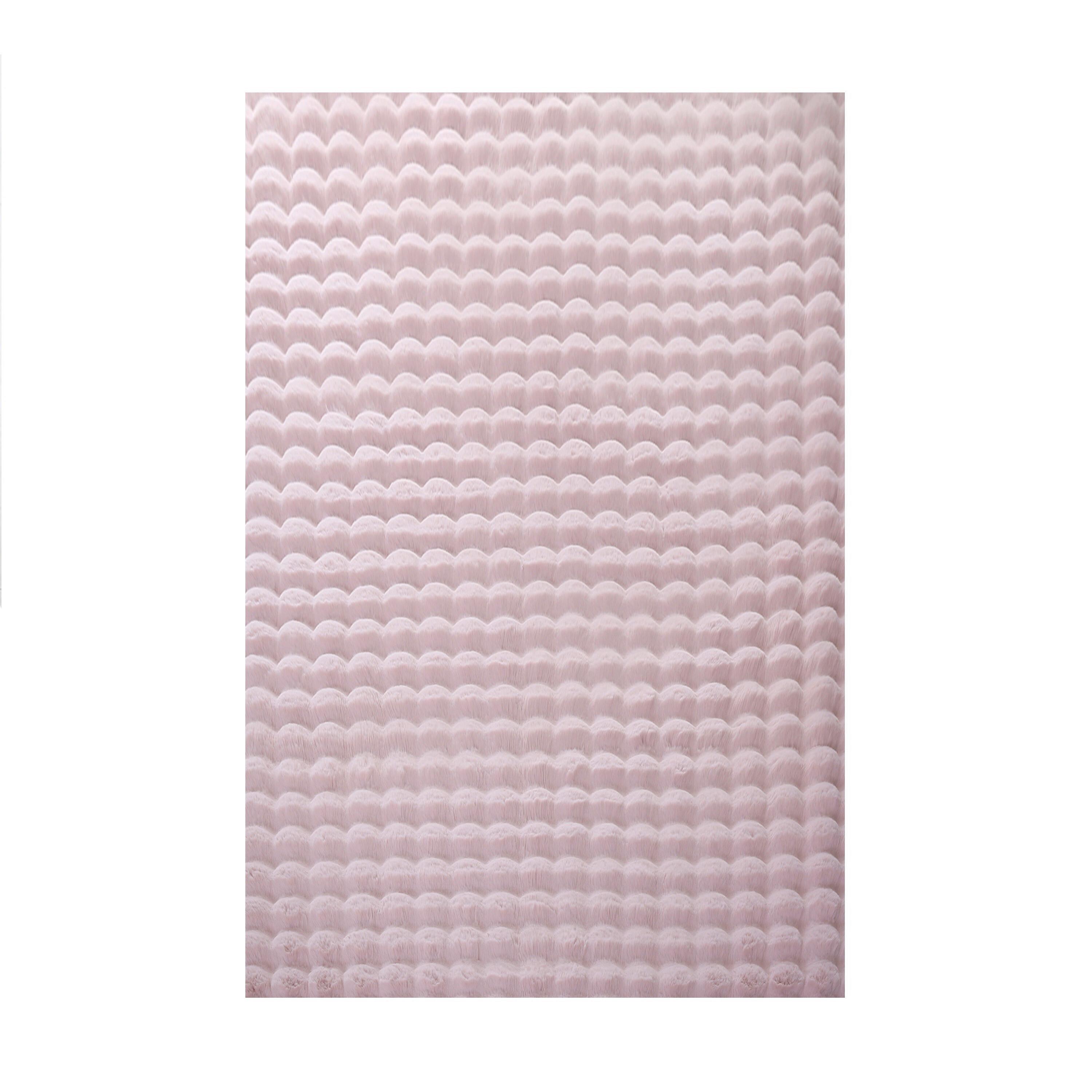 Preproga Z Visokim Florom Ambiance, Roza, 80x250cm - roza, Basics, tekstil (80/250cm)