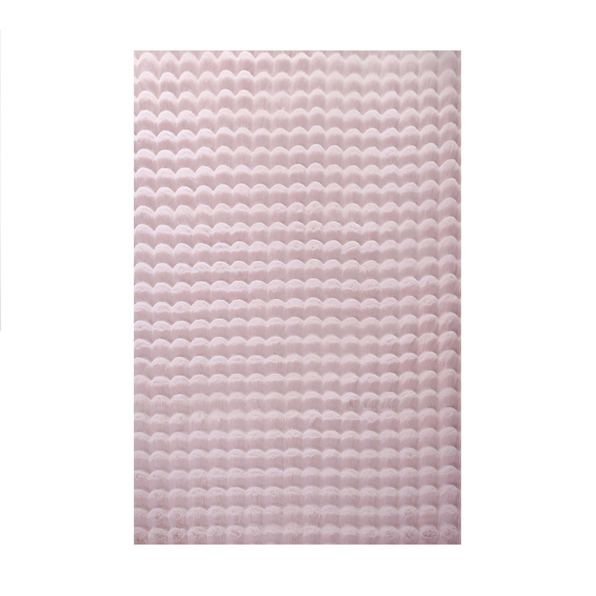 Preproga Z Visokim Florom Ambiance, Roza, 80x250cm - roza, Basics, tekstil (80/250cm)