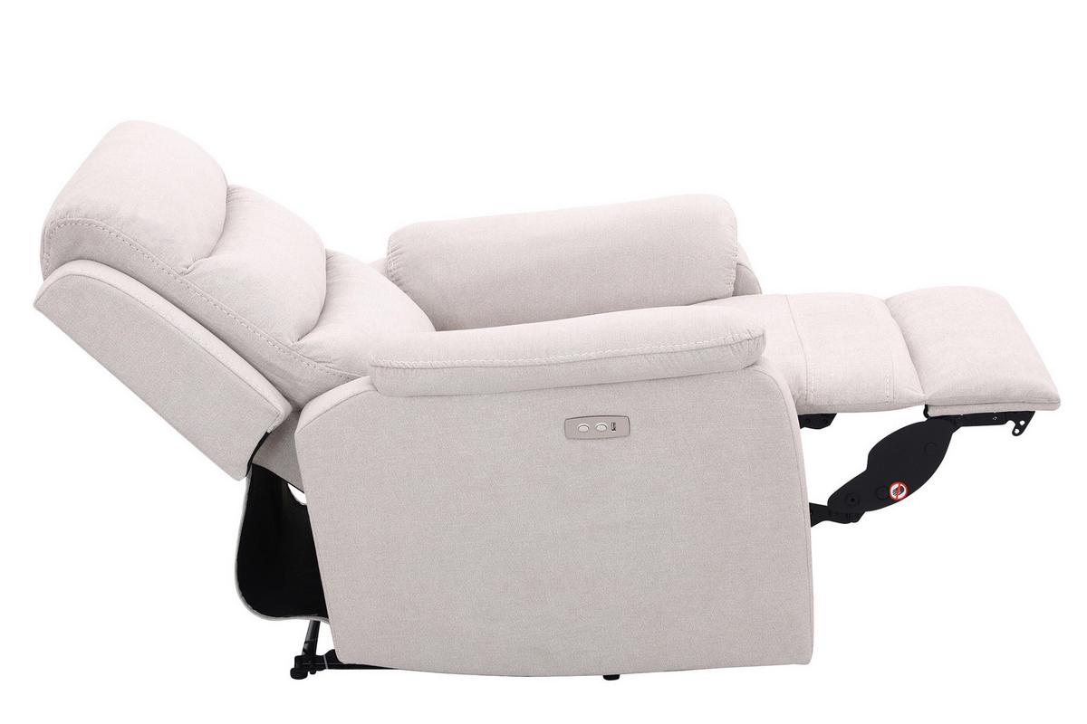 Relaks Fotelja Manchester - bež/crna, Konvencionalno, tekstil/plastika (82/103/96cm) - Ondega