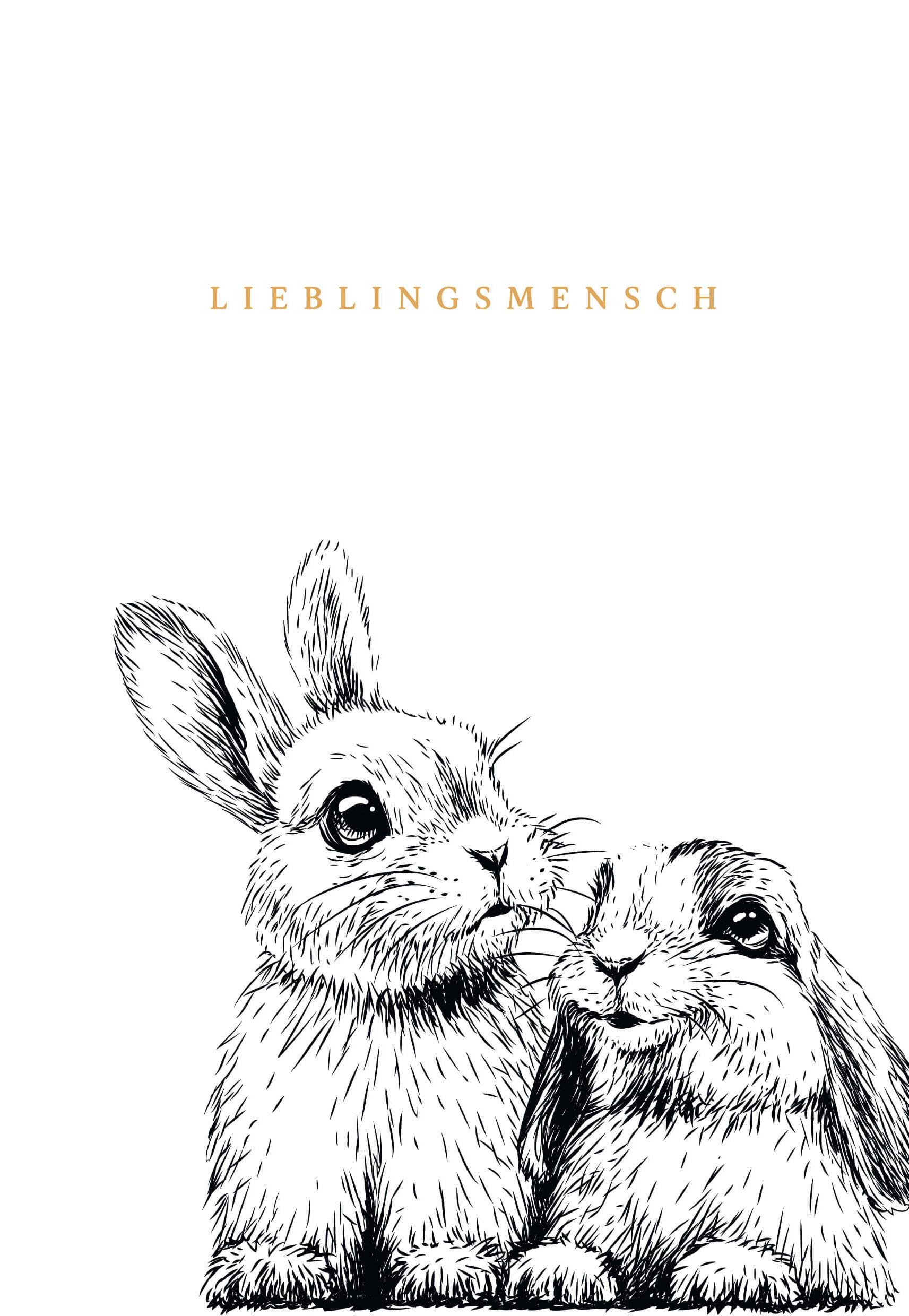 Glückwunschkarte Edelschwarz Multicolor - Basics, Papier (18/13cm)