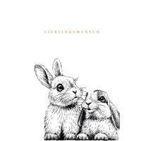 Glückwunschkarte Edelschwarz Multicolor - Basics, Papier (18/13cm)