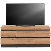 Tv Komoda Corte - siva/boje hrasta, Trend, drvni materijal/plastika (160,8/68/45cm) - Modern Living