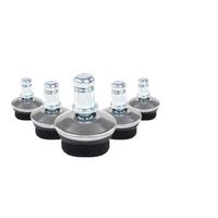 Set Podlog Iz Klobučevine Stand Fz, 5-Delni - srebrne barve, Moderno, tekstil (3,5/3,6/3,5cm) - MID.YOU