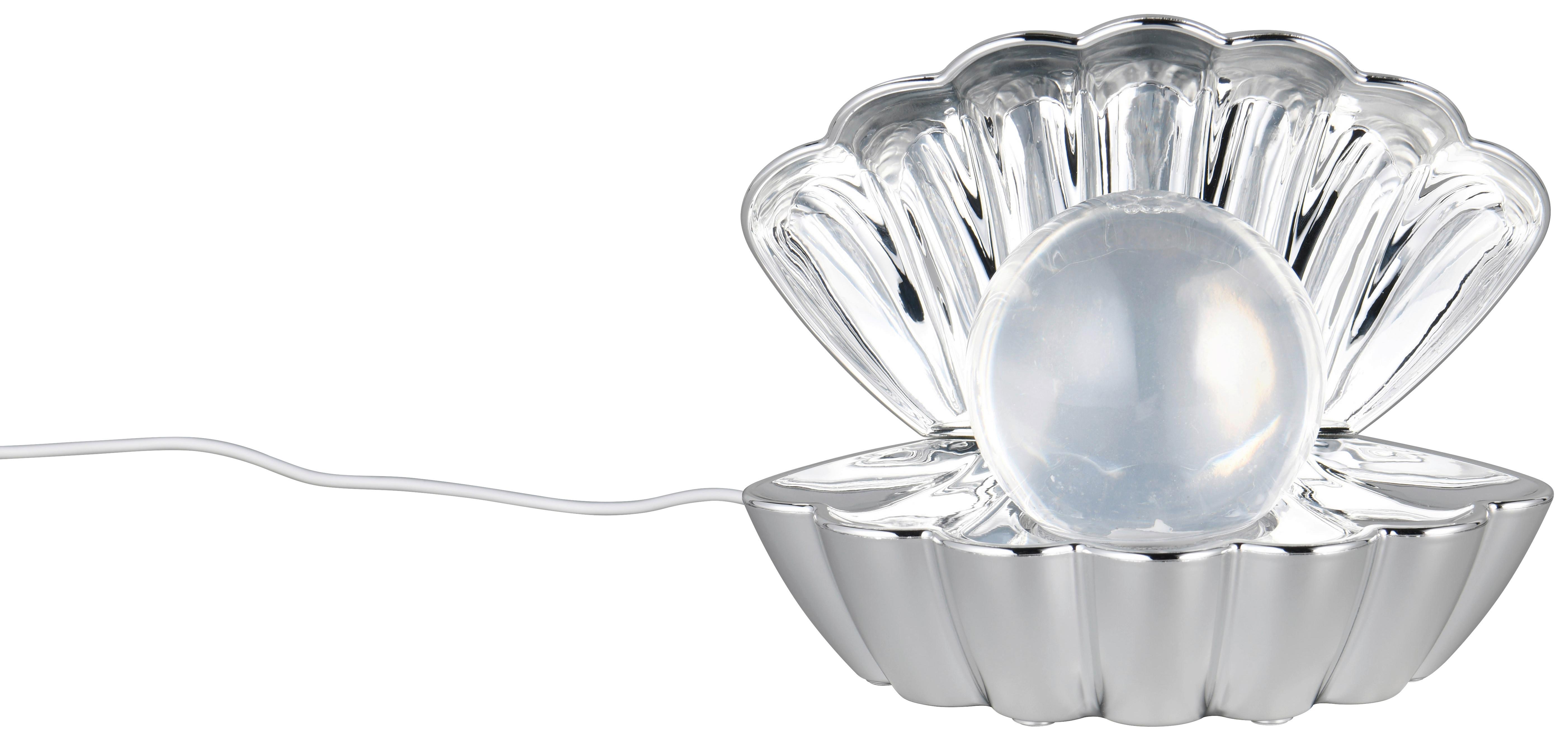 LED-DEKORATIONSLAMPA ALFRED - kromfärg, Modern, plast (17,5/12,5/14,5cm) - Mömax