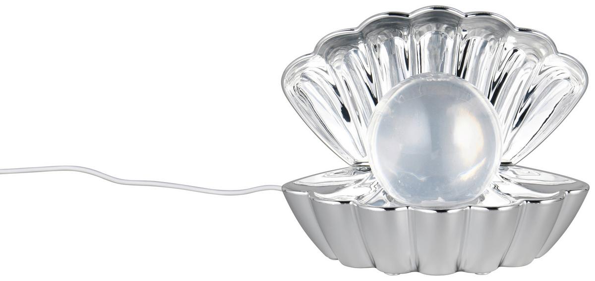 LED-Dekoleuchte Alfred Chromfarben max. 0,8 Watt - Chromfarben, Modern, Kunststoff (17,5/12,5/14,5cm) - Mömax