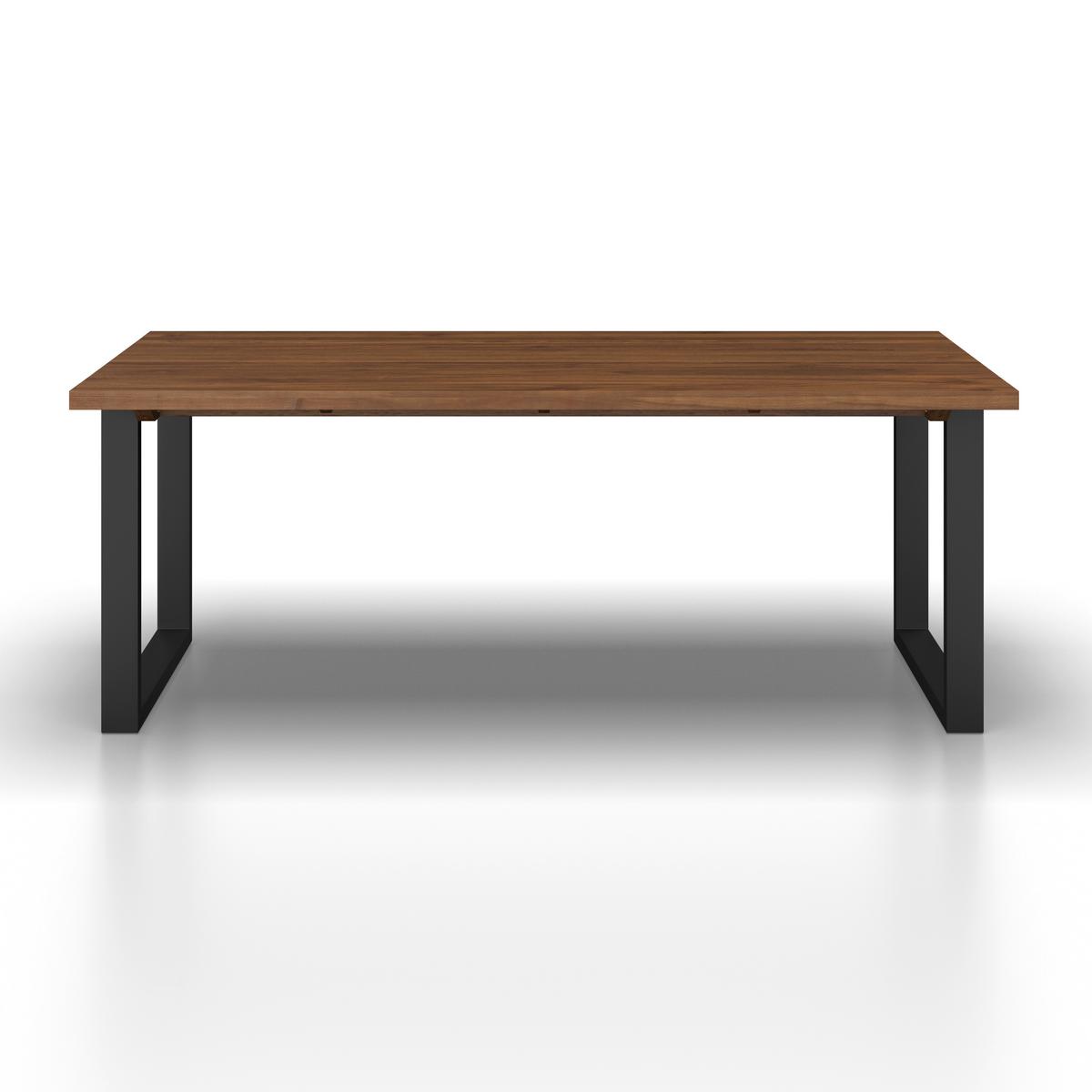 Gartenset Suna Schwarz aus Holz/Textil/Metall - Schwarz/Teakfarben, Modern, Holz/Textil - Bessagi Garden