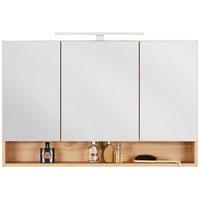 Spiegelschrank in Eiche Wotan - LIFESTYLE, Glas/Holzwerkstoff (100/64/20cm) - Premium Living