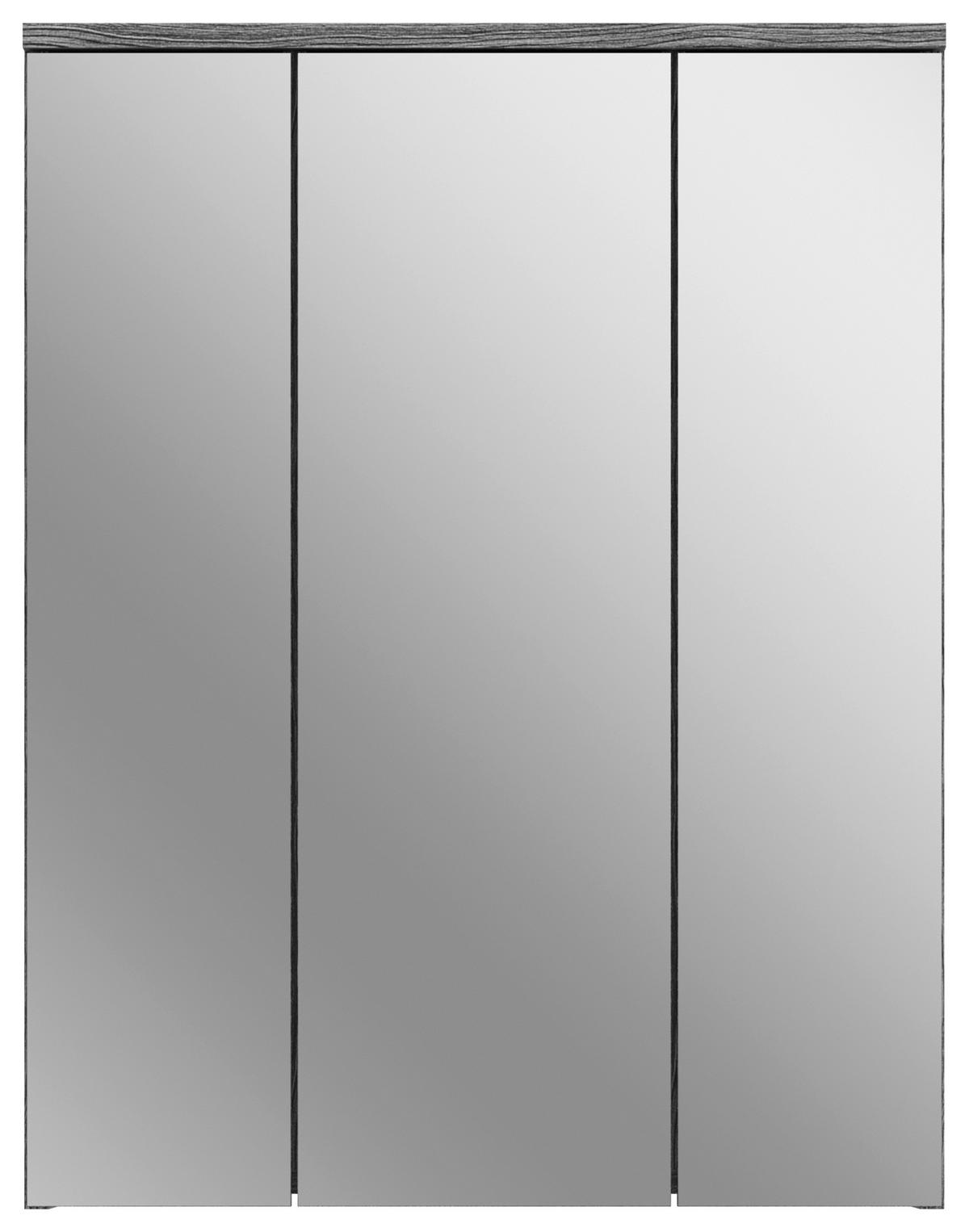 Koplanica Blake, Bela Srebrna, 4-Delna - srebrne barve/črna, Moderno, umetna masa/steklo (105cm) - MID.YOU