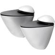 Wandhalter X-TRA - Silberfarben, Basics, Metall (7,6/5,5cm) - Mömax modern living Wandhalter X-TRA - Silberfarben, Basics, Metall (7,6/5,5cm) - Mömax modern living