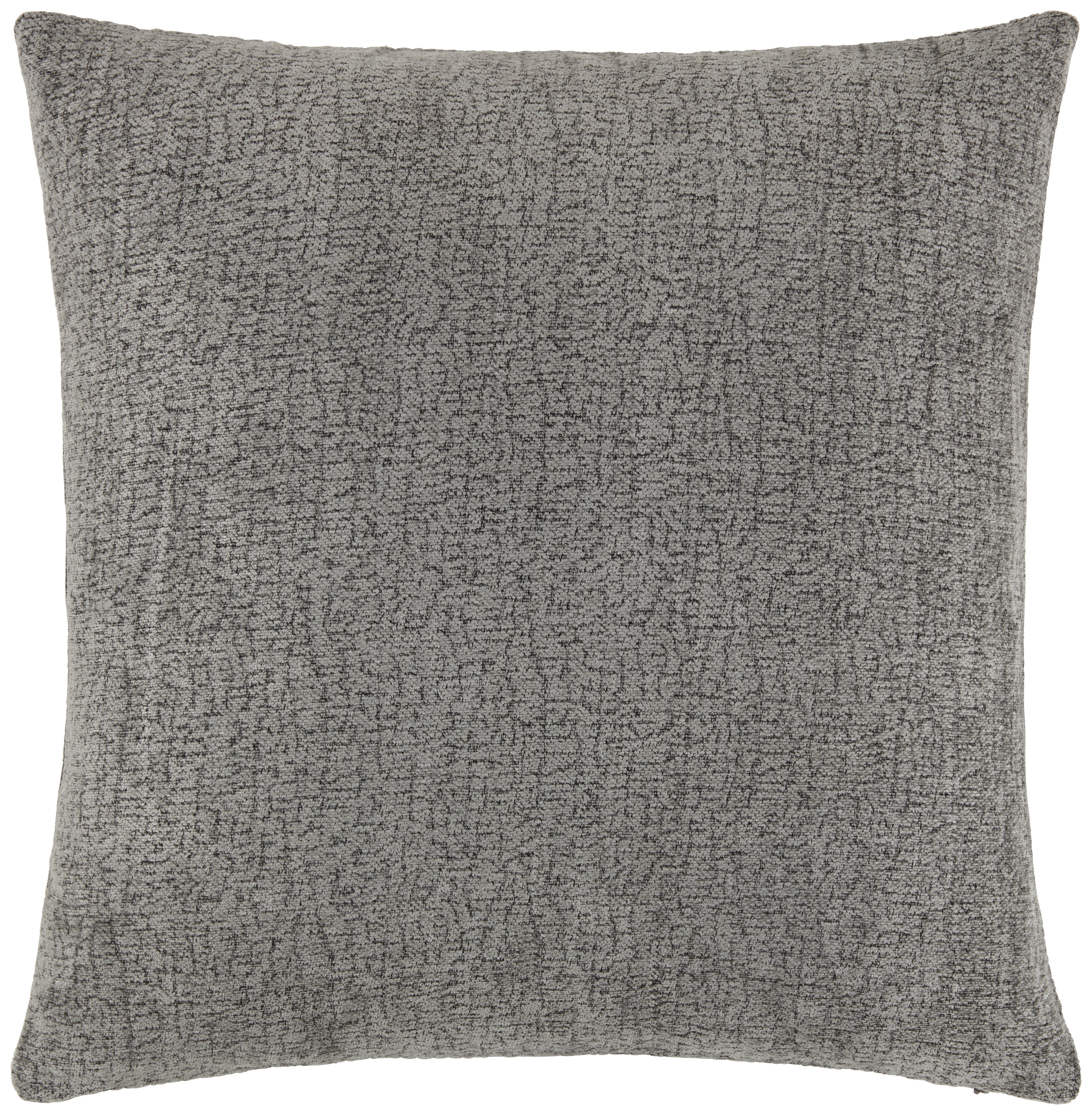 Kissenhülle Roger in Anthrazit ca. 50x50cm - Anthrazit, Basics, Textil (50/50cm) - Premium Living