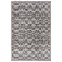 Outdoorteppich Vanti Grau/Beige ca. 76x150cm - Beige/Grau, Design, Kunststoff (76/150cm)