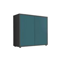Kommode Mailand Typ 4 Anthrazit/Petrol - Anthrazit/Petrol, MODERN, Holzwerkstoff/Kunststoff (79/73/33cm) - MID.YOU