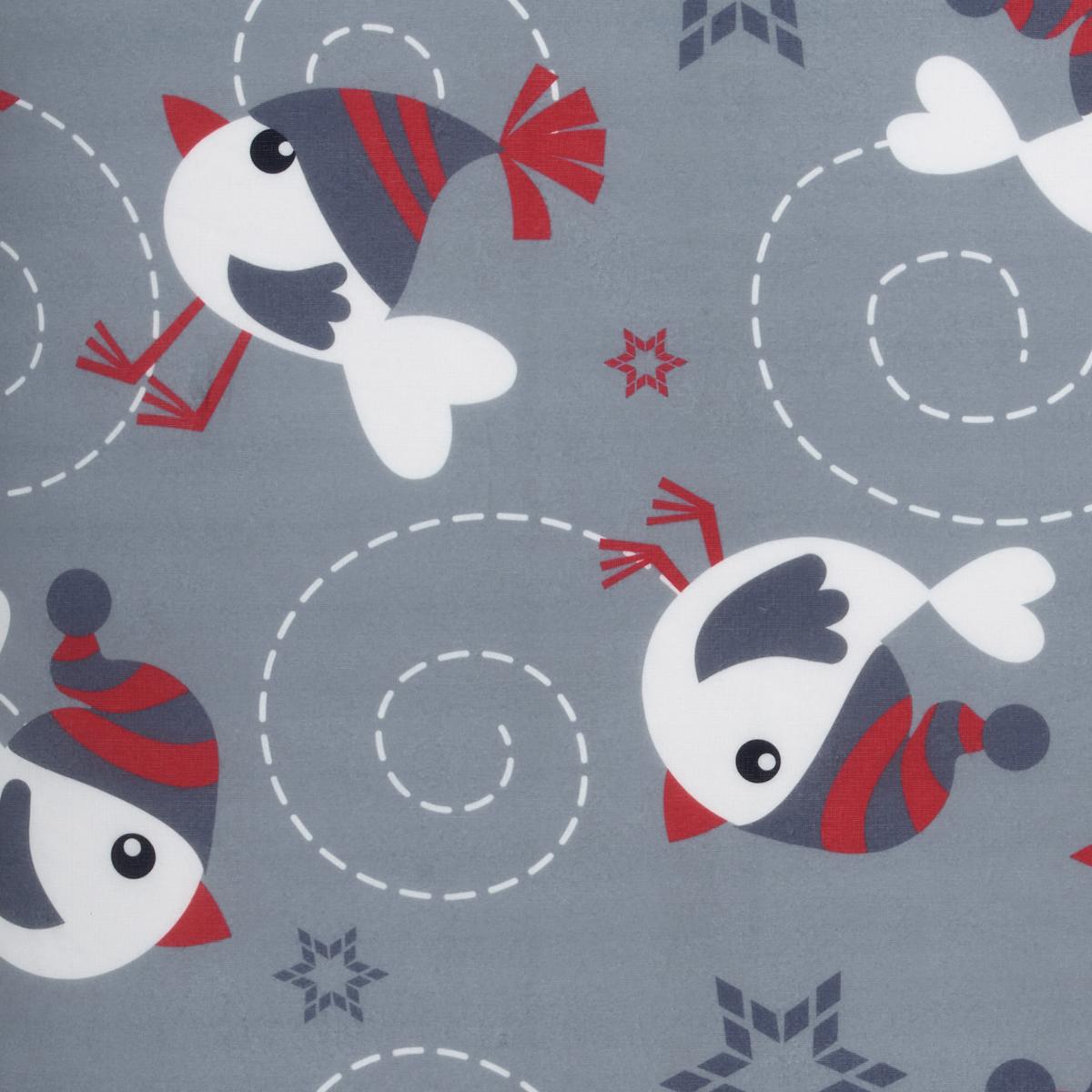 Bettwäsche Piepmatz ca. 160x210cm - Grau, Konventionell, Textil (160/210cm) - Modern Living