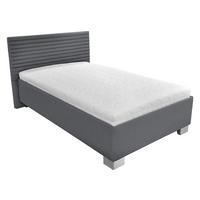 Tapecirani Krevet Como - bijela/siva, drvo/tekstil (120/200cm)