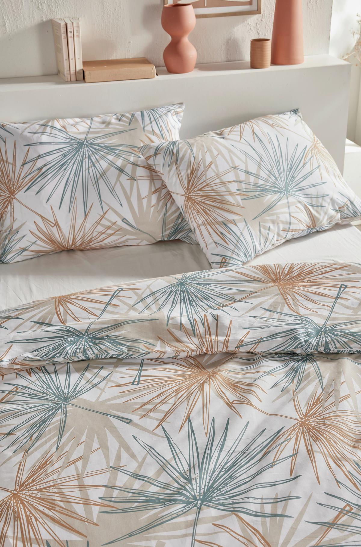 Posteljnina Sunshine - svetlo rjava, Moderno, tekstil (200/200cm)