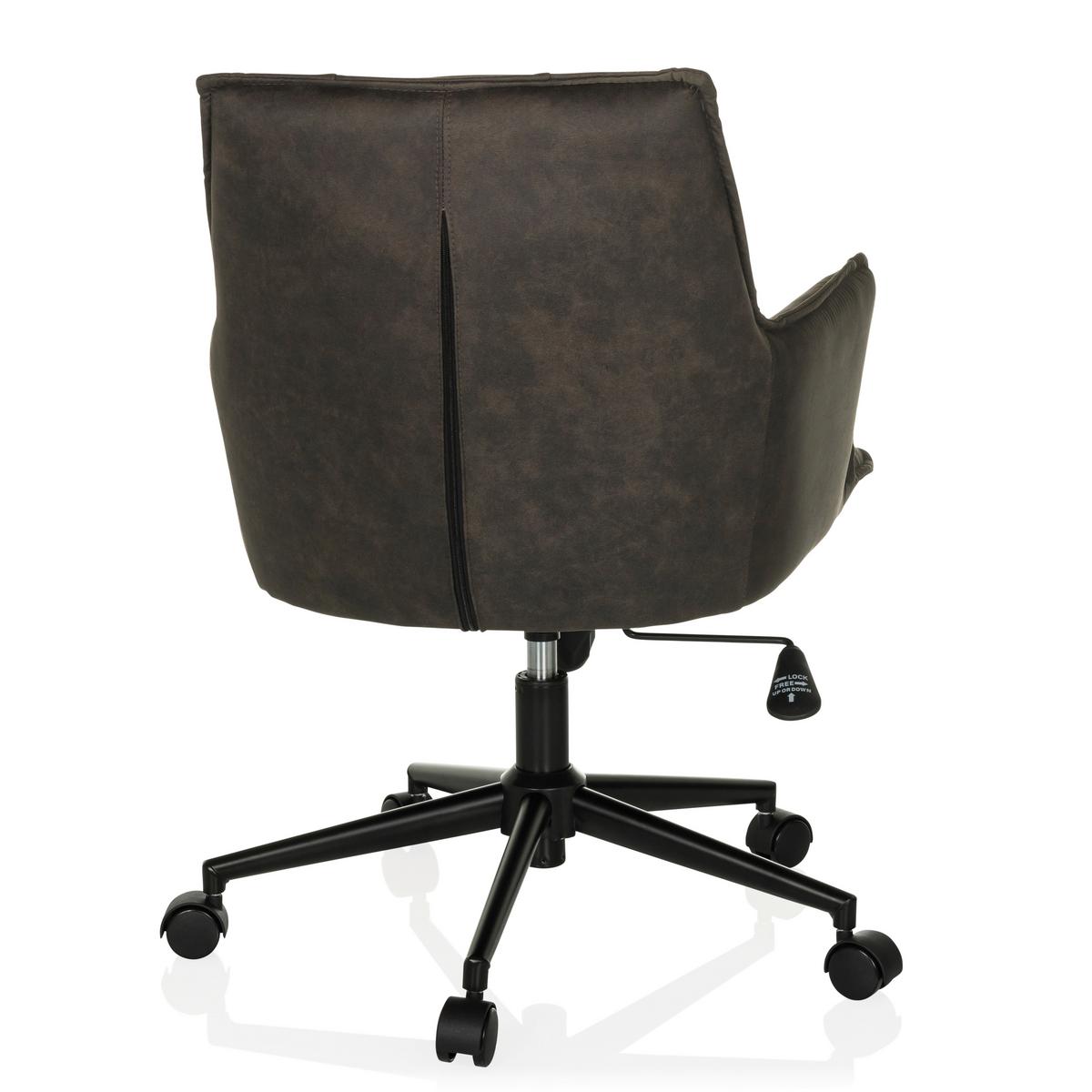 Vrtljivi Stol Solao Life, Temno Zelena - temno siva/črna, Moderno, kovina/umetna masa (54/85/70cm) - MID.YOU