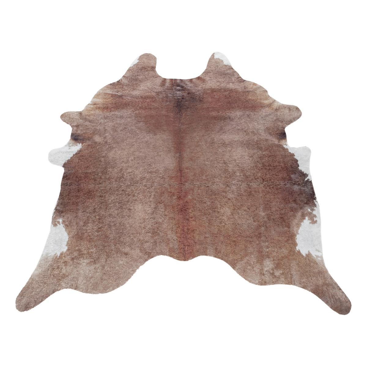 Preproga Etosha, 100x135cm, Rjava - bela/rjava, Design, tekstil (100/135cm) - Novel