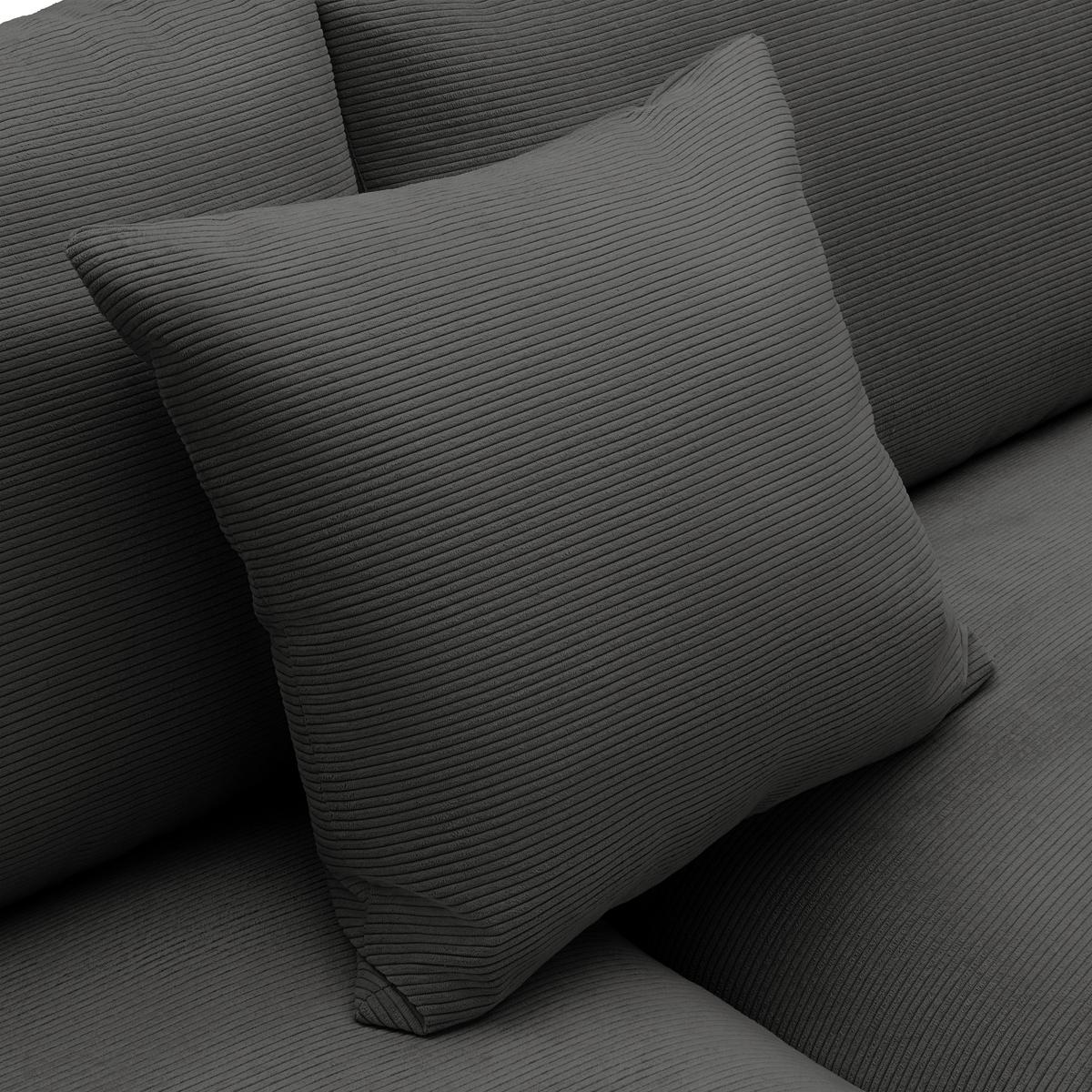 Colțar Pedro - antracit, Modern, textil (300/190cm) - Mömax