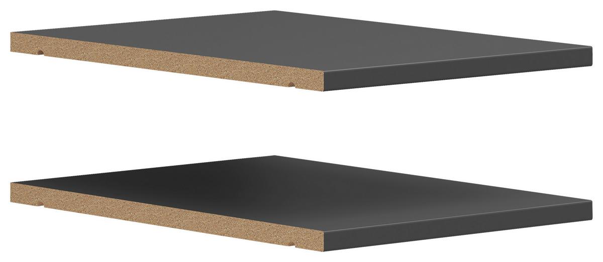 Einlegeboden Multistauraum Graphitfarben - Graphitfarben, Modern, Holzwerkstoff (26,9cm) - Premium Living