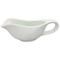 Sauciere Katarina Weiß - Weiß, KONVENTIONELL, Keramik (14,5/4,5/5,2cm) - Based