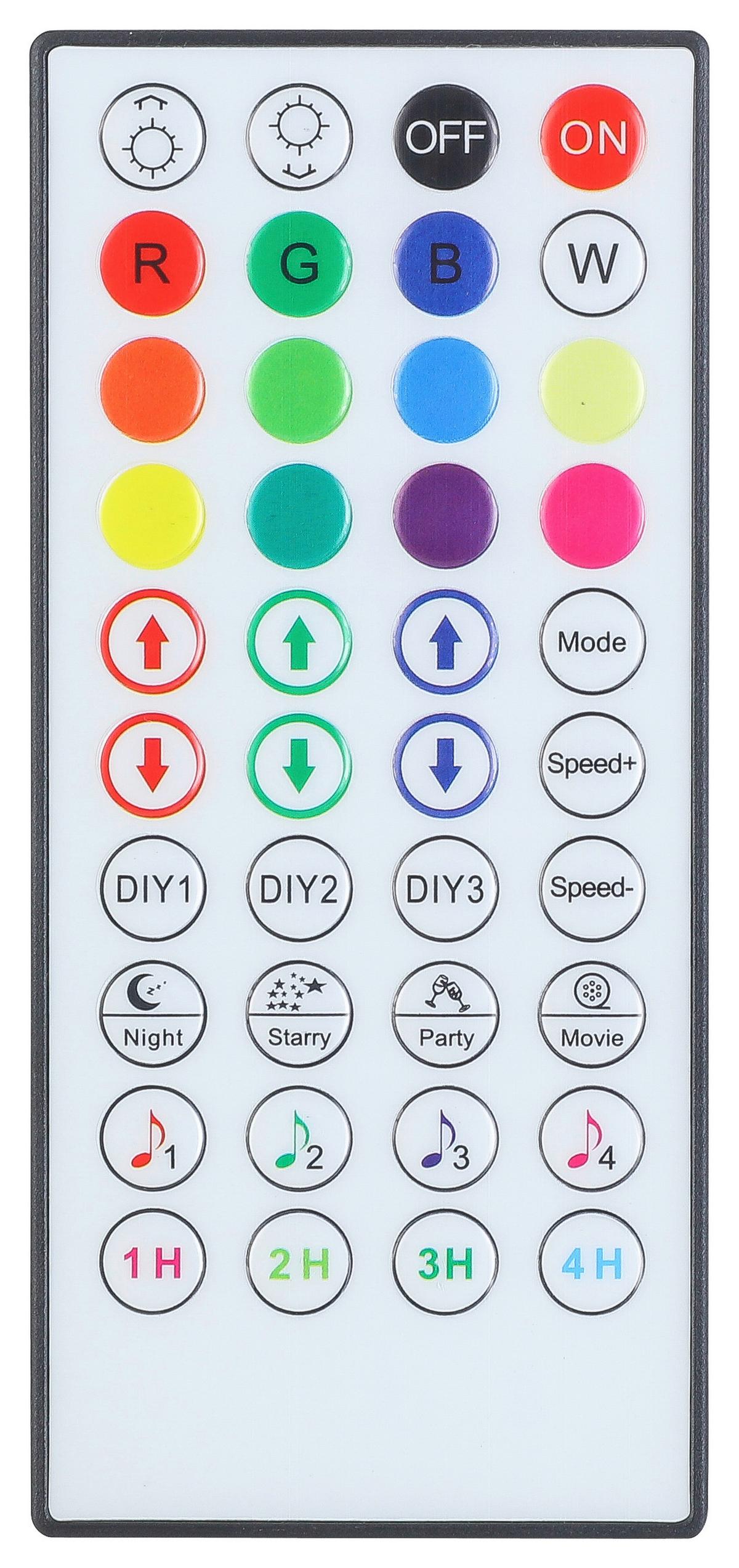 LED-Tischleuchte Nolam max. 2,5 Watt - Weiss/Schwarz, Modern, Kunststoff (6,4/31cm) - Modern Living