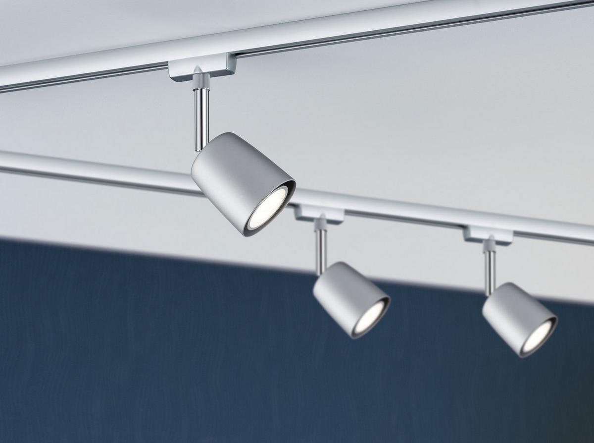 Schienensystem-Strahler Starter Set Cover max. 10 Watt - Design (120cm) - Paulmann