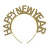 Obroč Za Lase Happy New Year - zlate barve, Konvencionalno, umetna masa (17.5/17.5/1cm) - Mömax