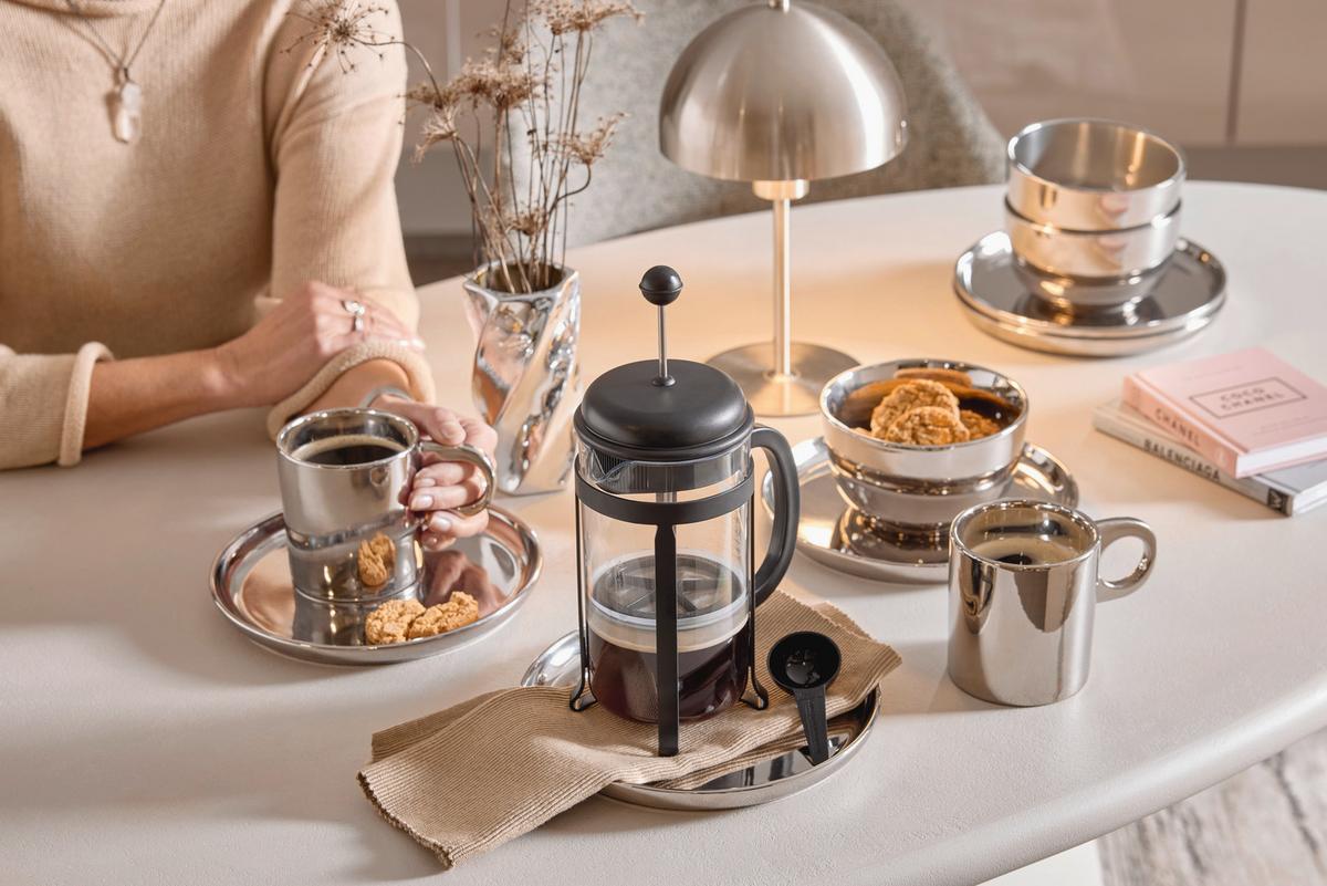 Kávékészítő Java - fekete/áttetsző, Konventionell, műanyag/Üveg (11.2cm)