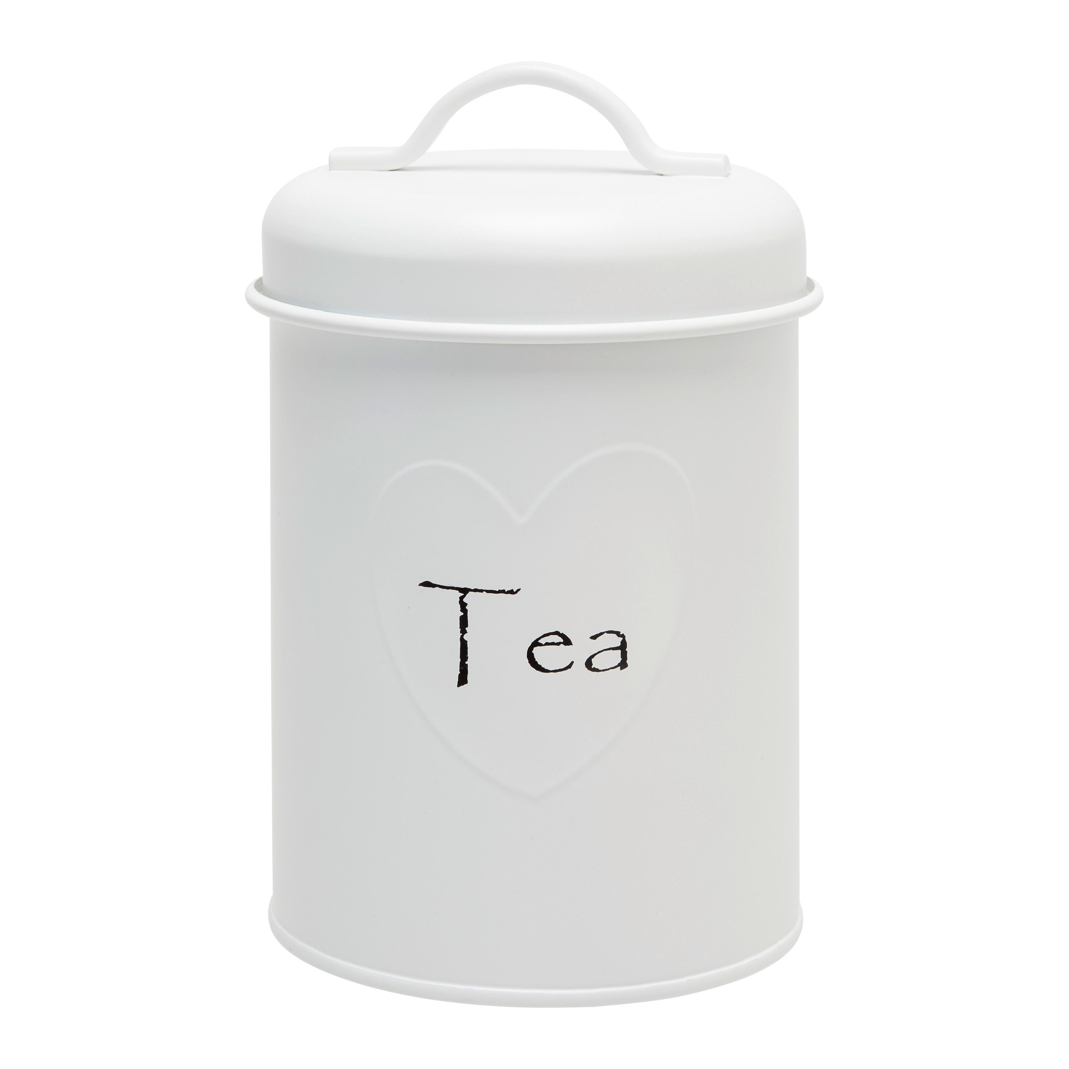 Vorratsdose Rosemary - Tea Weiß ca. 1 l - Weiß, ROMANTIK / LANDHAUS (10/13,5cm) - Mömax