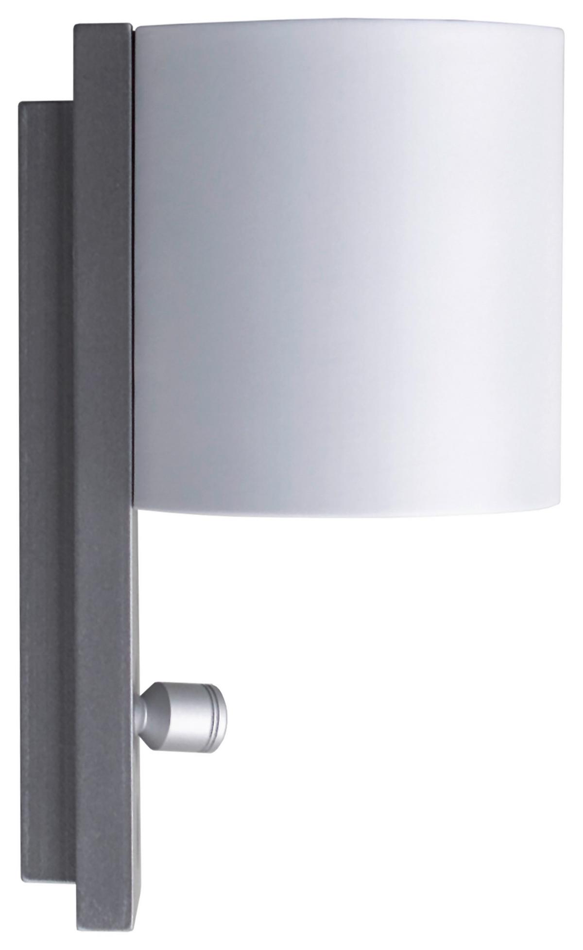 Stenska Led-svetilka Sizilia, 2 X 2,3 W - bela/barve aluminija, Moderno, umetna masa (8/15/9,5cm) - Premium Living