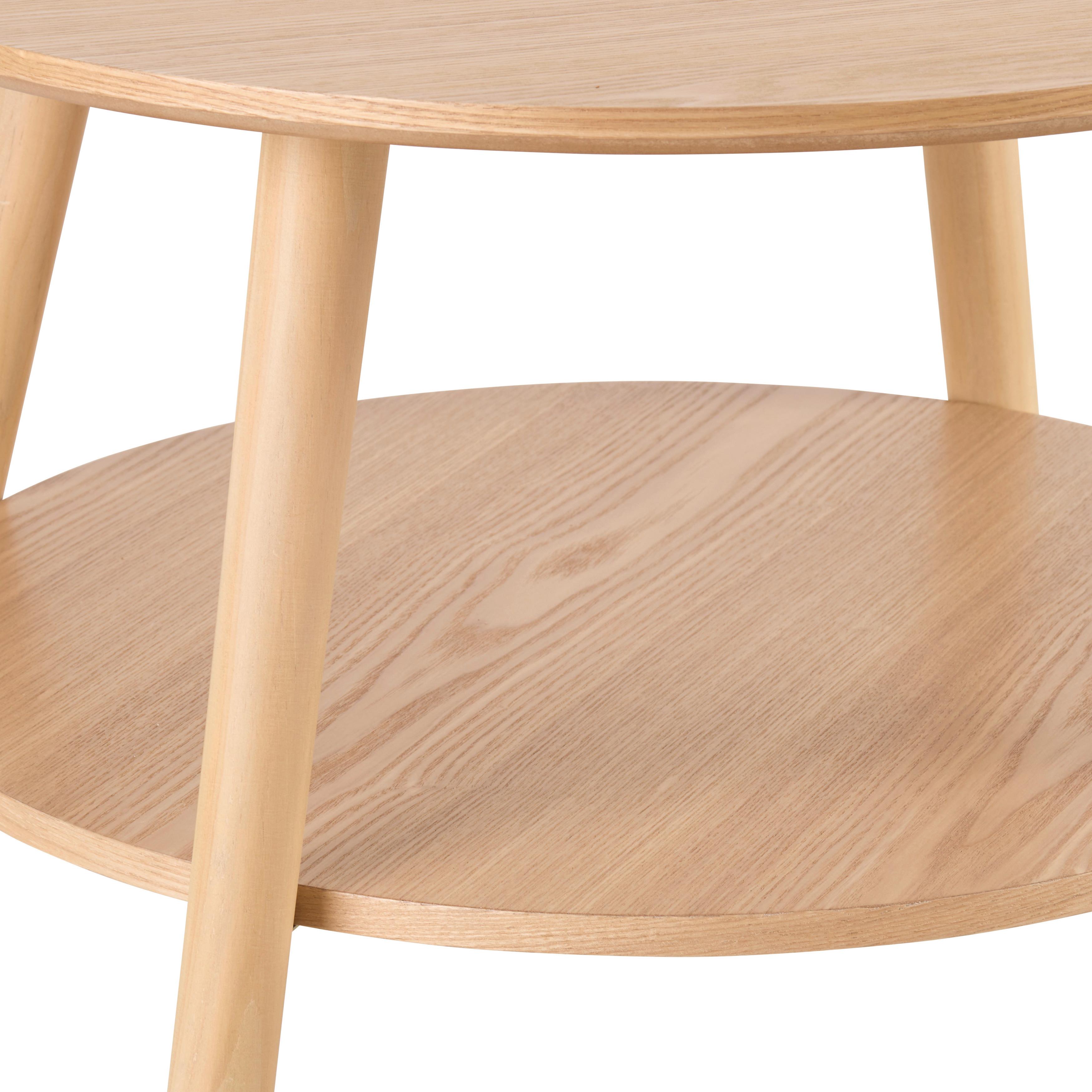 SOFFBORD FREDDY - naturfärgad, Modern, trämaterial/trä (60/43cm) - Mömax