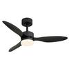 DECKENVENTILATOR HEYLA - Opal/Schwarz, Basics, Kunststoff/Metall (106/40,5cm)