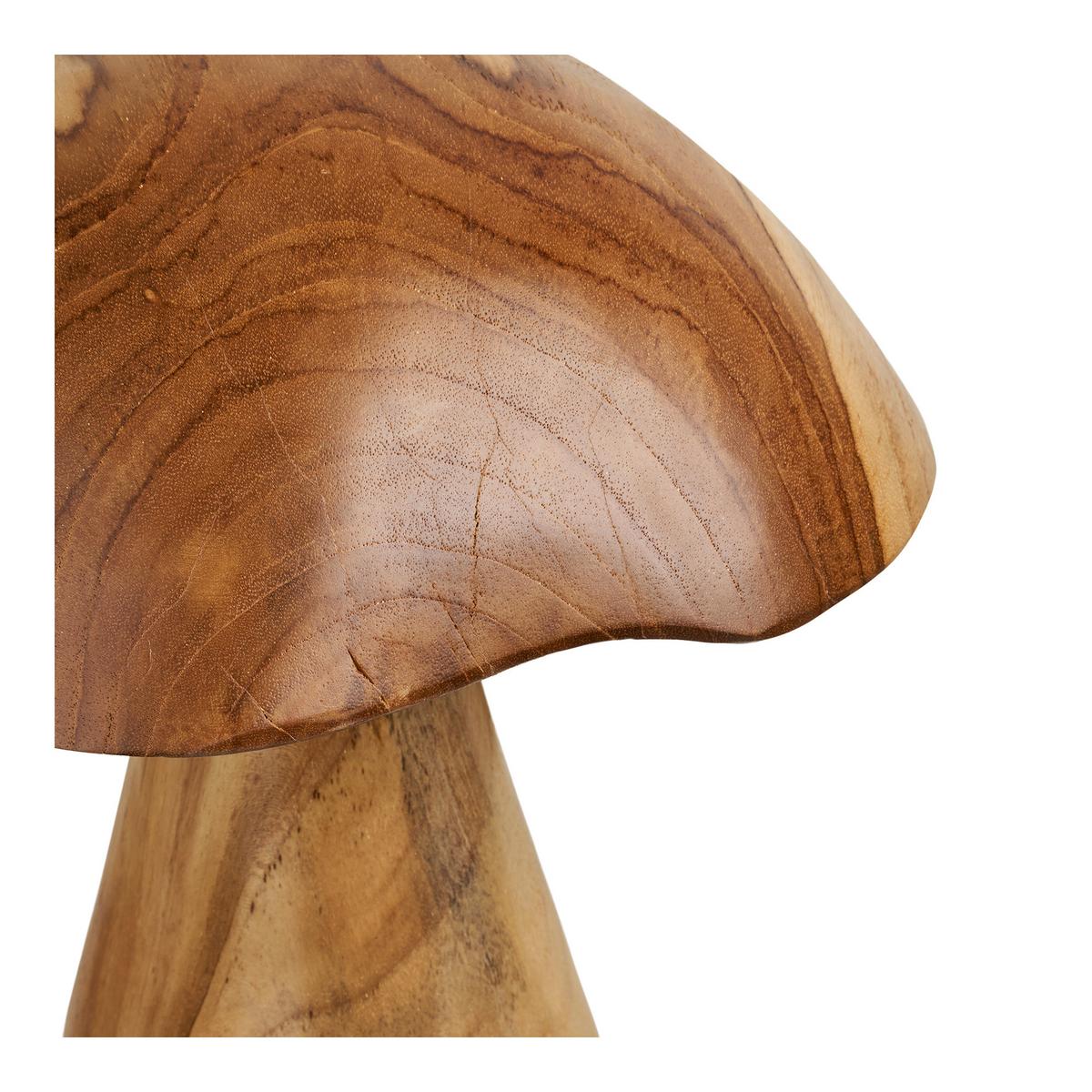 DEKOPILZ KODI DECORATION MUSHROOMS - Teakfarben, Basics, Holz