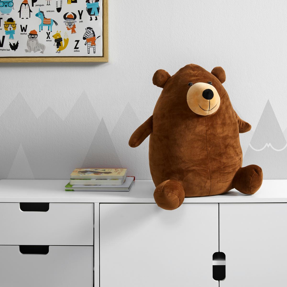 Plüssállat Fluffy - barna, Modern, textil (18/42cm) - Bessagi Kids