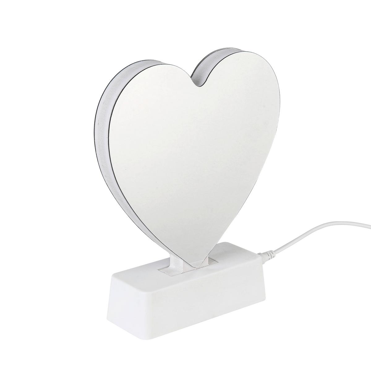 Led Díszlámpa Heartim - áttetsző/fehér, Konventionell, műanyag (4,6/14,5/17,9cm) - Mömax