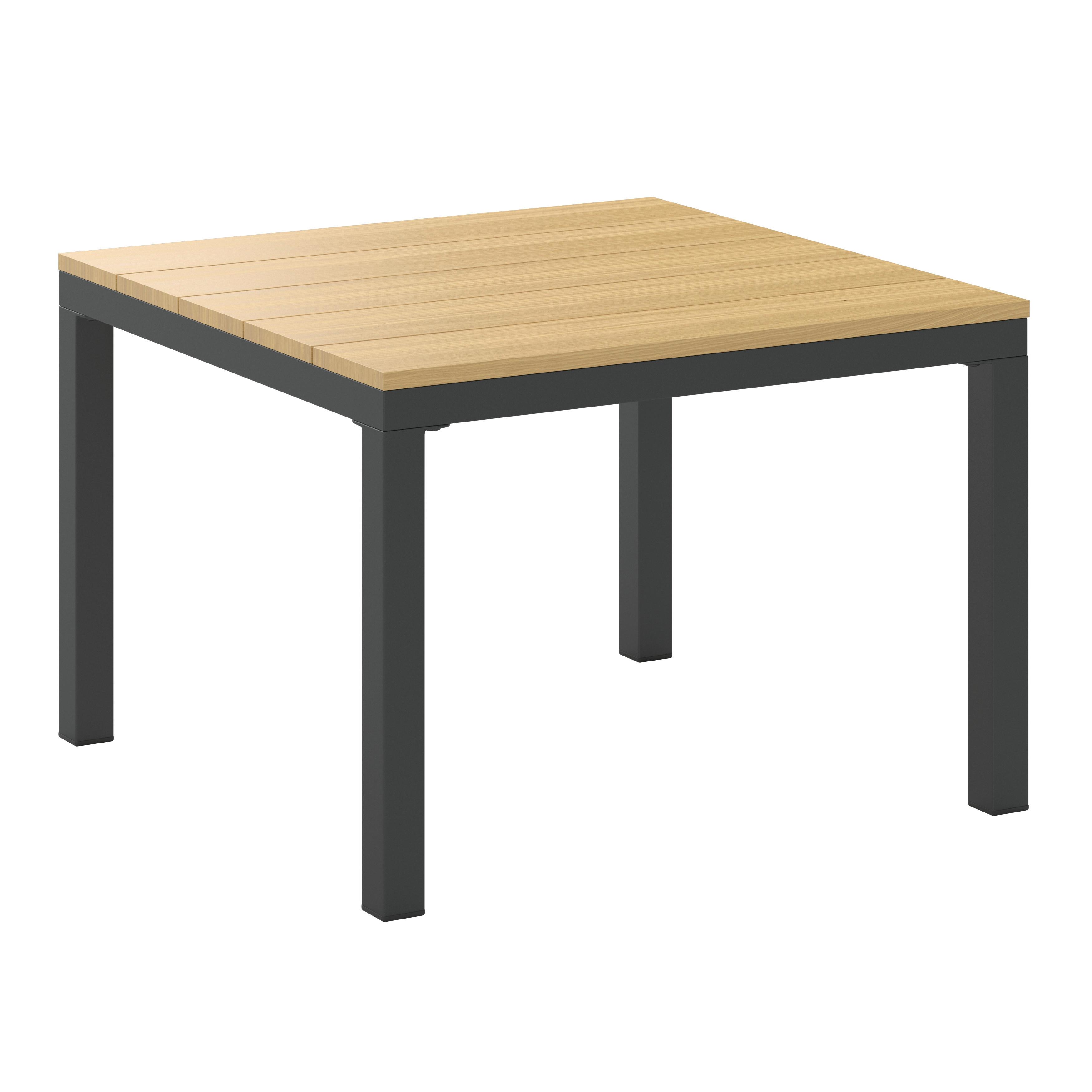 LOUNGEGRUPP ARIANNA - svart/cremefärgad, Modern, metall/textil (146/76/75cm) - Bessagi Garden