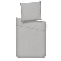 Bettwäsche Stone Washed Uni XL Hellgrau ca. 155x220cm - Hellgrau, MODERN, Textil (155/220cm) - Modern Living