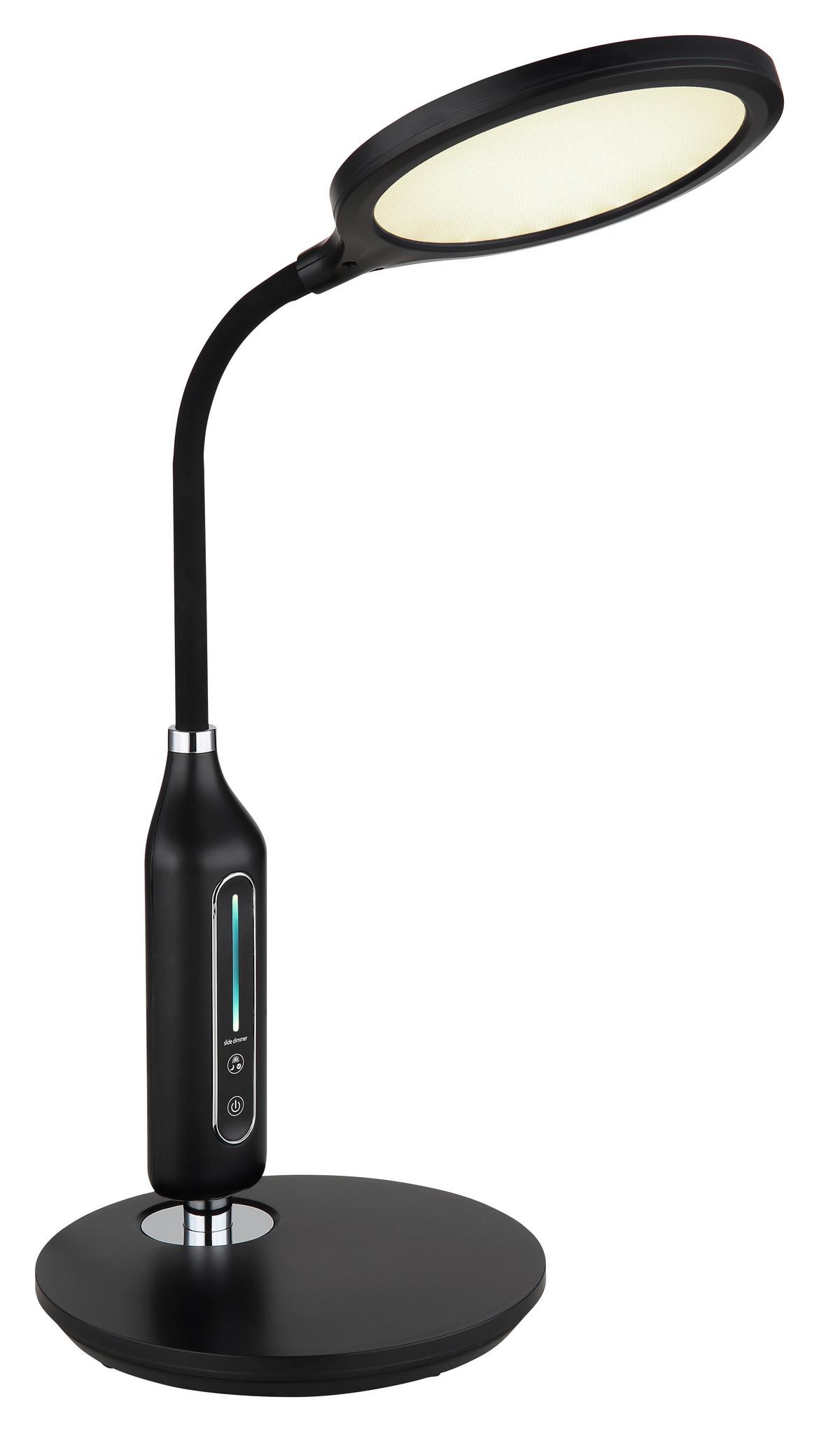 Svjetiljka Stolna Fruggy - crna, Trend, plastika (30/18,5/40,7cm) - Globo