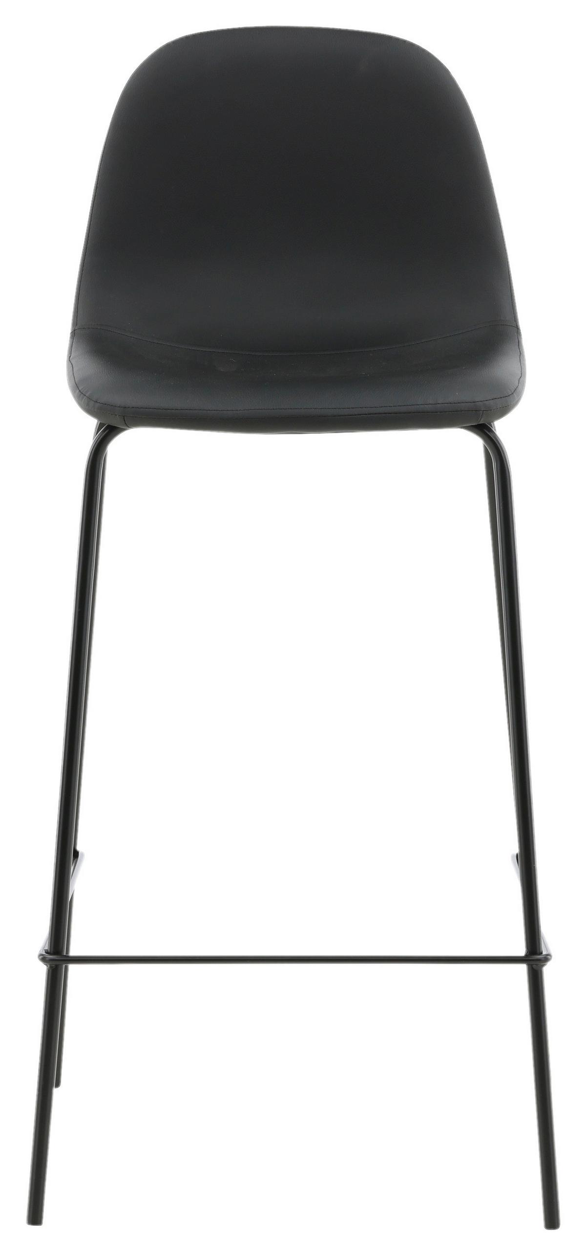 BARHOCKER-SET POLAR - Schwarz, Design, Kunststoff/Textil (41,5/105/43cm) - Livetastic