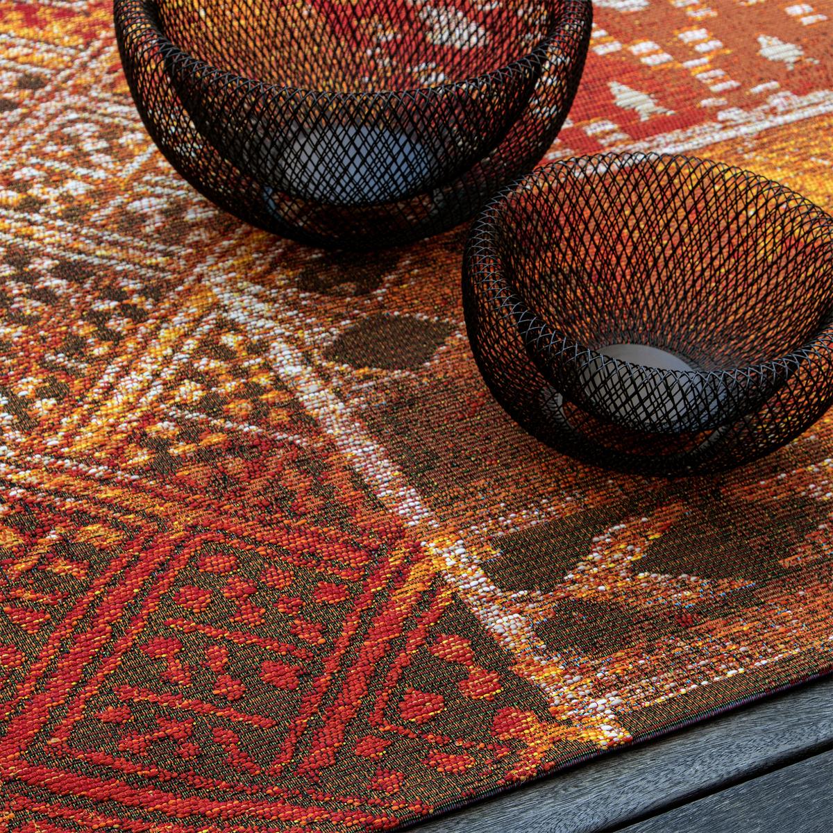 OUTDOORTEPPICH MY GOBELINA - Rot/Multicolor, Design, Textil (80/150cm) - Novel
