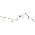 Strahler Elli Max. 6x4 Watt - Chromfarben, KONVENTIONELL, Kunststoff/Metall (179/20,5cm) - Modern Living Strahler Elli Max. 6x4 Watt - Chromfarben, KONVENTIONELL, Kunststoff/Metall (179/20,5cm) - Modern Living