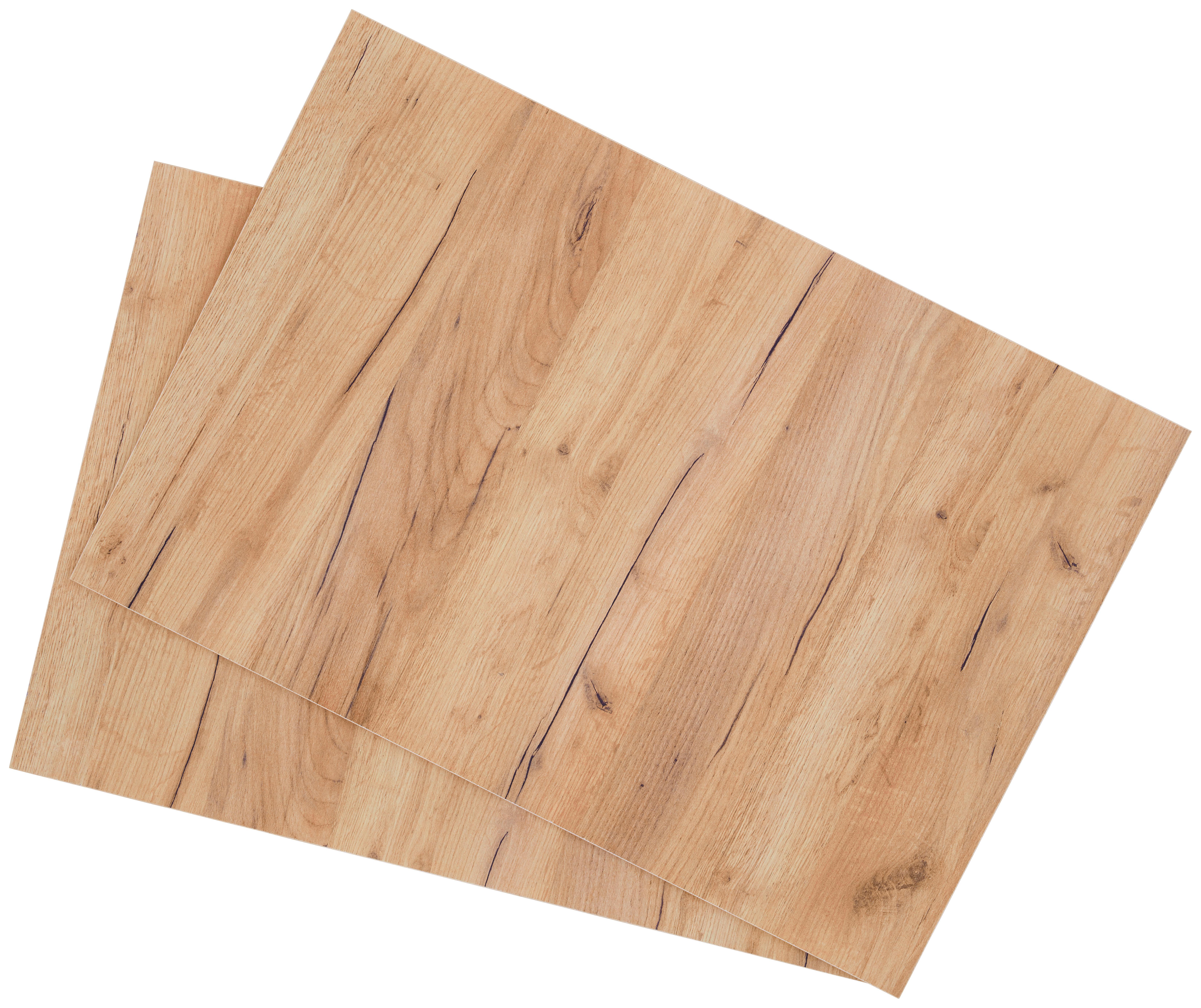 Einlegebodenset in Eichefarben, 2-teilig - Eichefarben, KONVENTIONELL, Holzwerkstoff (80,7/55/1,8cm) - ecoTree