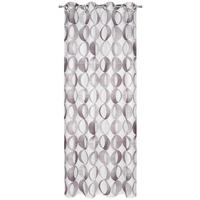 ZASŁONA NA PRZELOTKACH BELLINA - kolor srebrny, Lifestyle, tkanina (140/255cm) - Novel