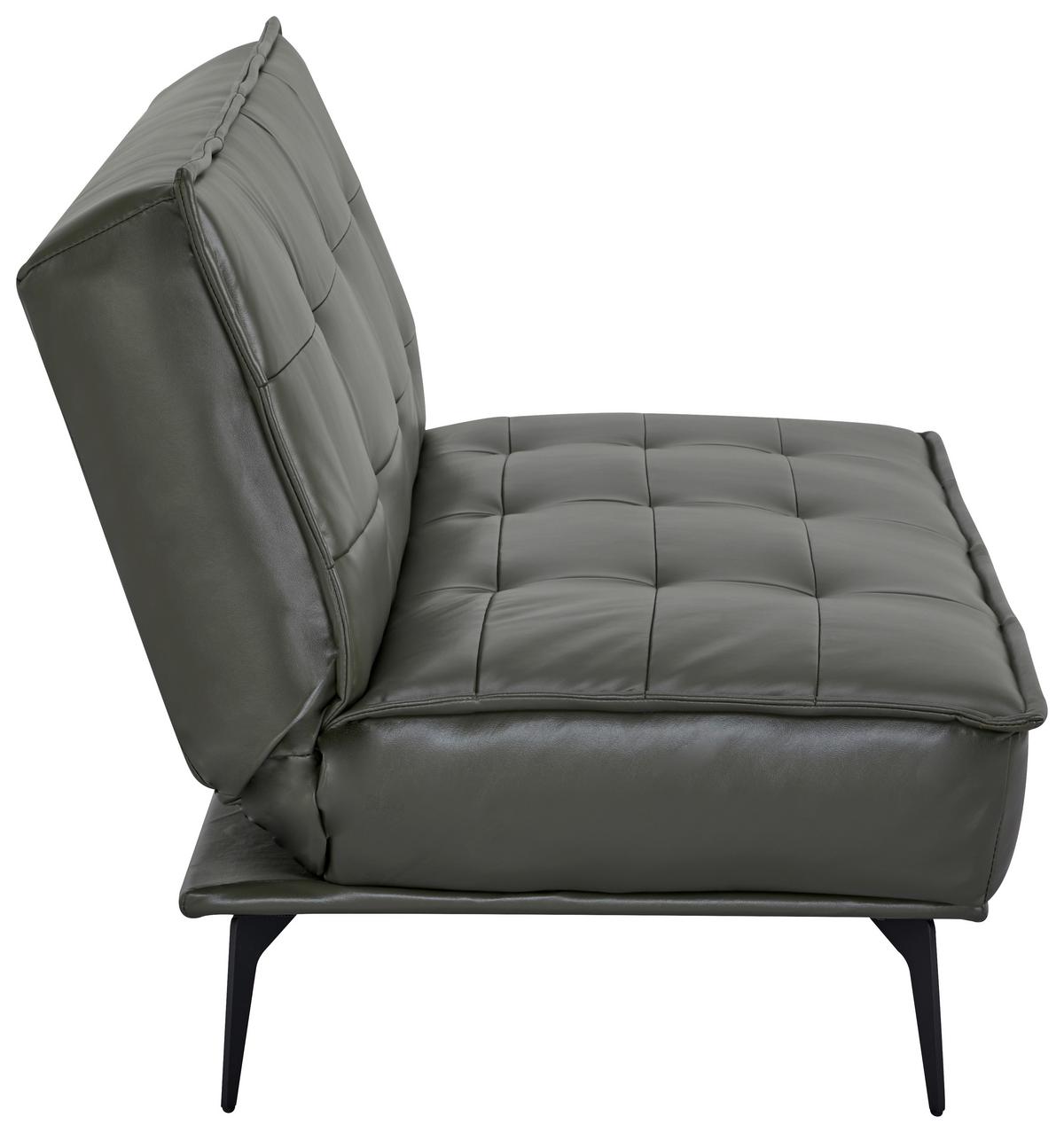 Zofa Levio, Siva, Funkcija Ležišča - siva/črna, Moderno, kovina/tekstil (184/90/84cm) - P & B