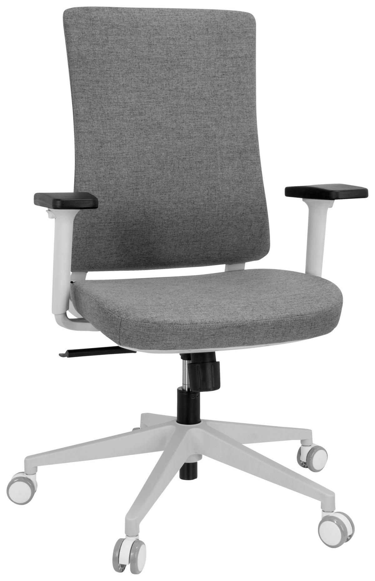 Pisarniški Stol Comfio Wp, Siva - siva, Basics, umetna masa/tekstil (66/104/58cm) - MID.YOU