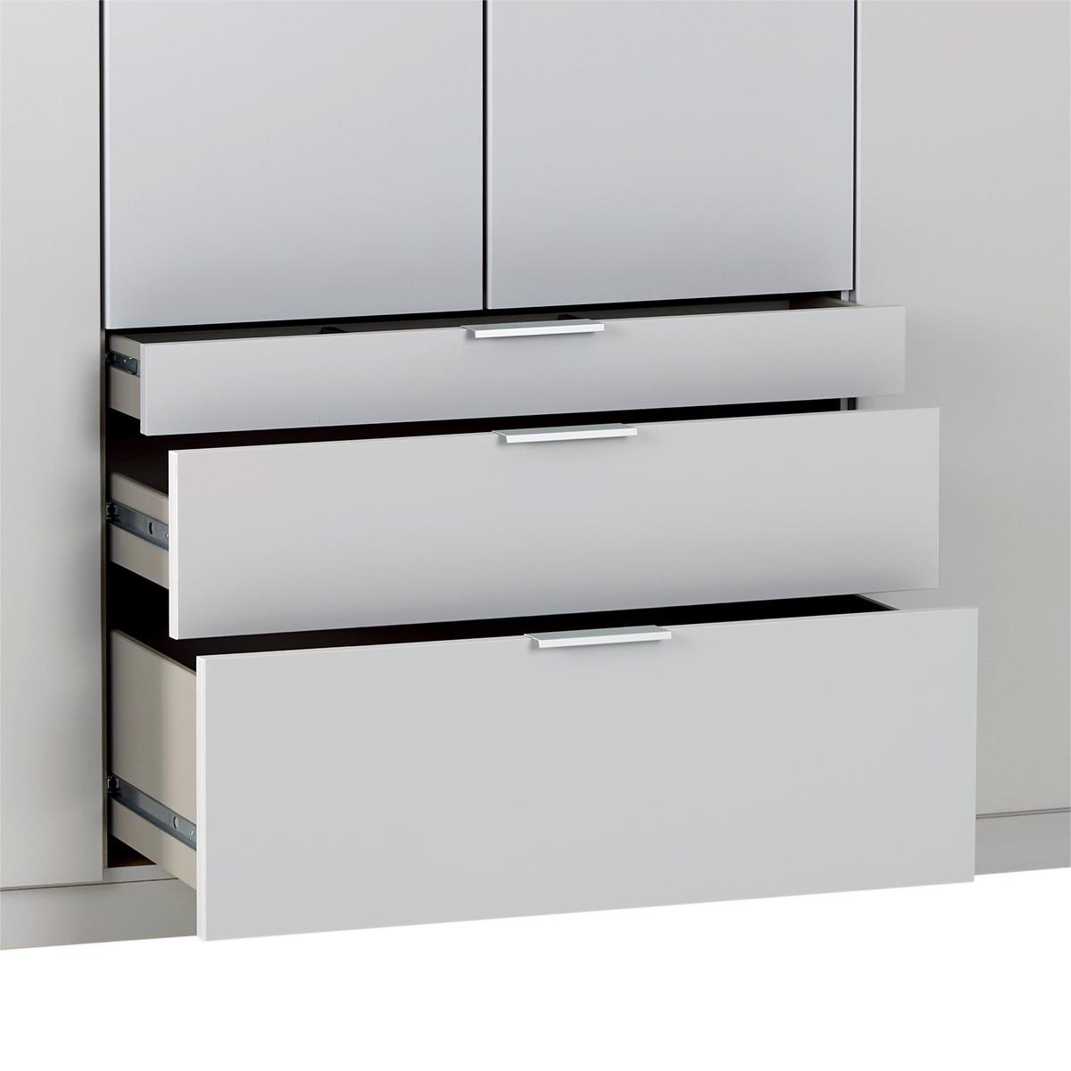 DULAP USI ROTATIVE ALABAMA - argintiu/gri deschis, Modern, material pe bază de lemn (271/229/54cm) - Modern Living