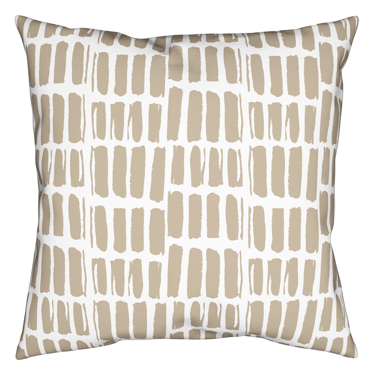 Bettwäsche Adam Weiß/Beige ca. 135x200cm - Beige/Weiß, MODERN, Textil (135/200cm) - Mömax