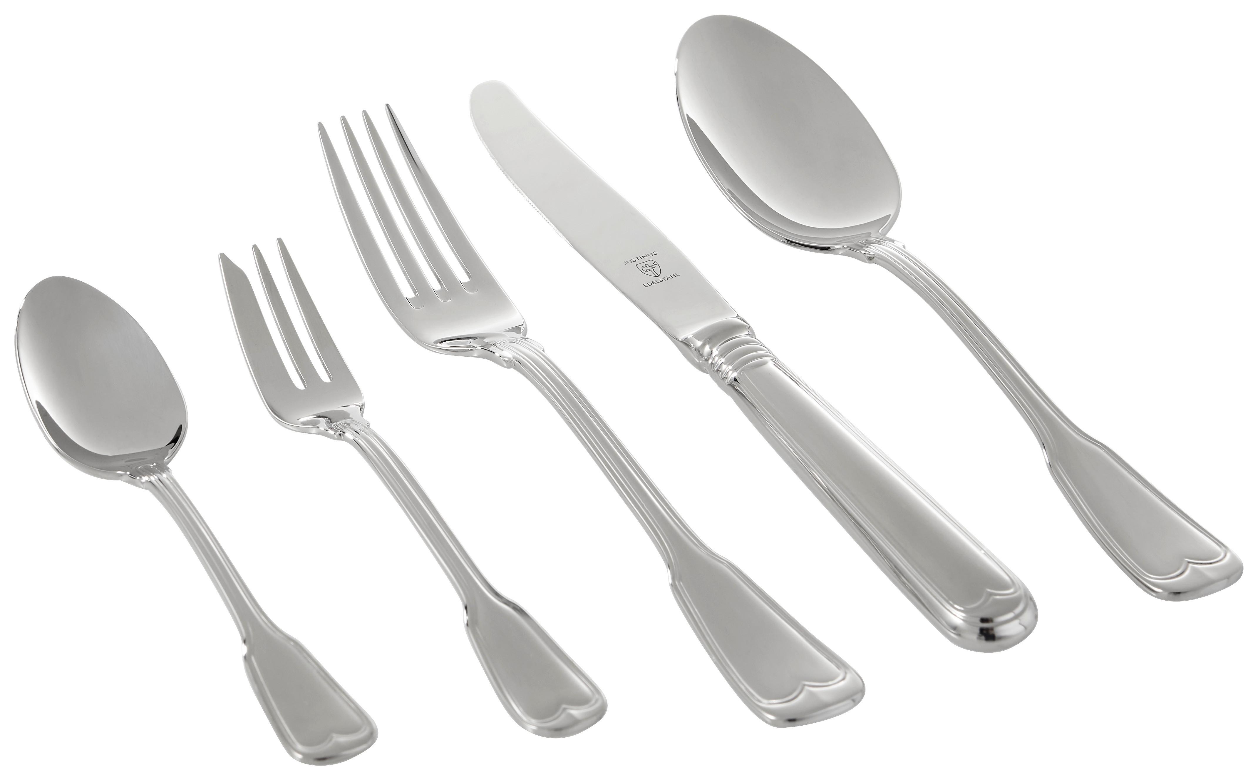 ZESTAW SZTUĆCÓW 630-630 - Basics, metal (43/25/5cm) - Justinus